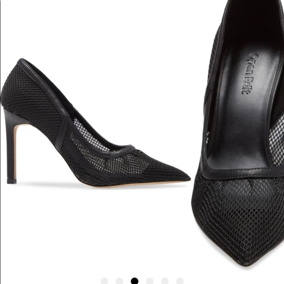 The Open Edit Mesh Pump is a perfect combo of sophistication& sass. Brown Sz8.5 - Picture 2 of 6